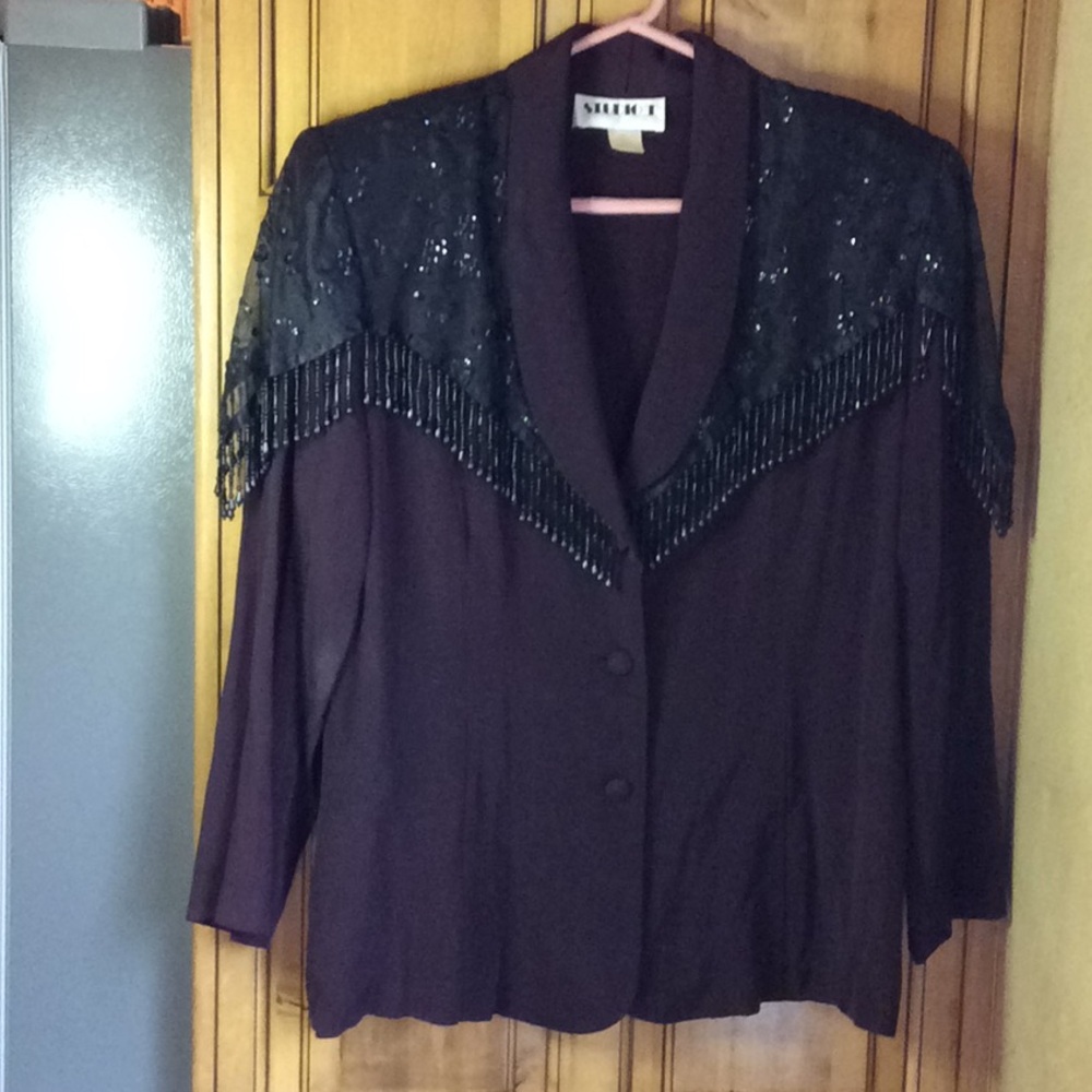FINAL SALE PRICE Studio One Formal Beaded Jacket